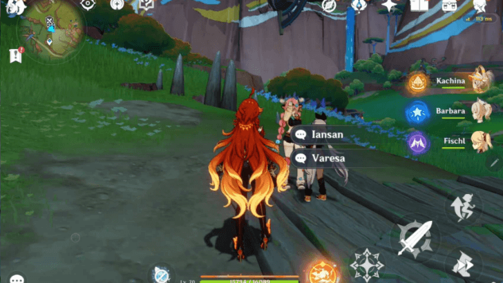 Genshin - Glory in Bloom Character Locations - Varesa Iansan