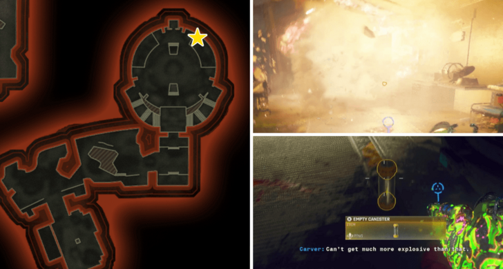 Empty Canister from Gas Chamber