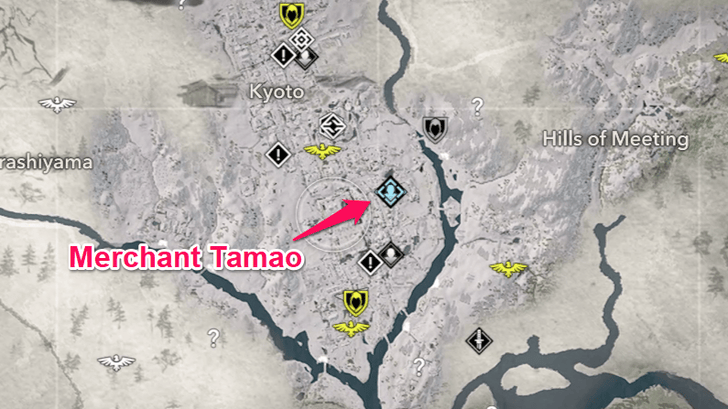 Merchant Tamao Map Location