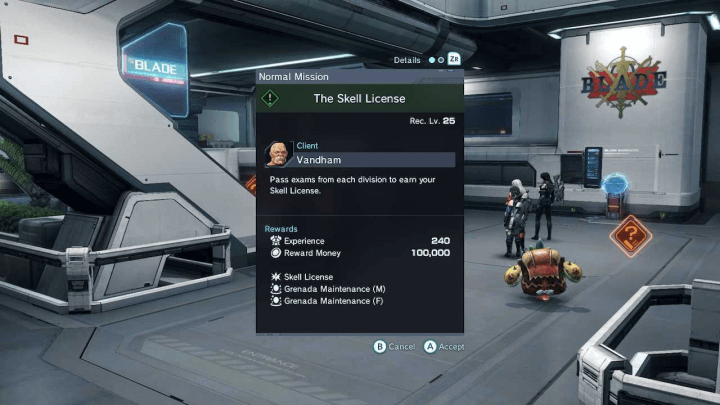 Xenoblade Chronicles X - Skell License