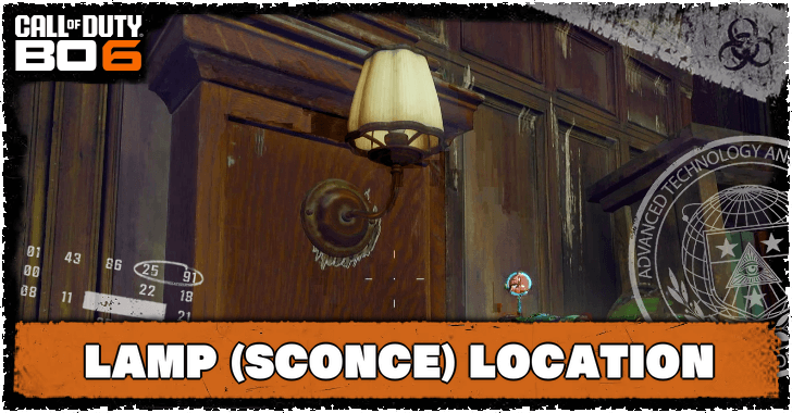 Black Ops 6 - Lamp Sconce Location