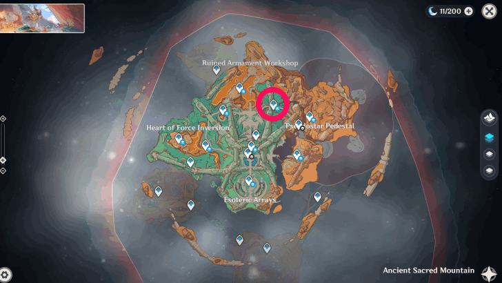 Teleport to the Southeast Waypoint of Ruined Armament Workshop