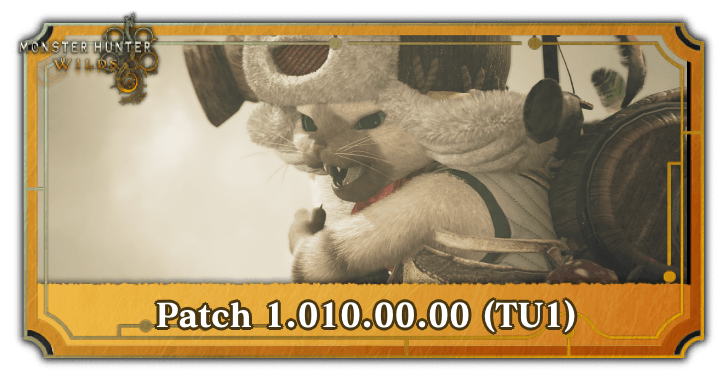 MH Wilds Patch Notes 1.010.00.00 Banner