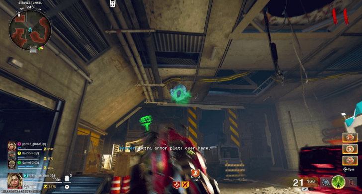 Service Tunnel Blue Crystal