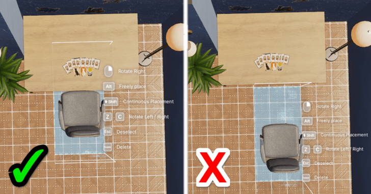 Chair Must Be Pushed in the Table