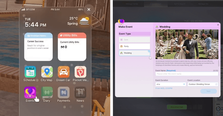 InZOI Plan Wedding Events App