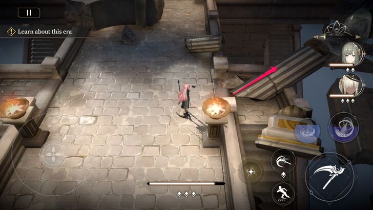 Climb Up the Broken Pillar