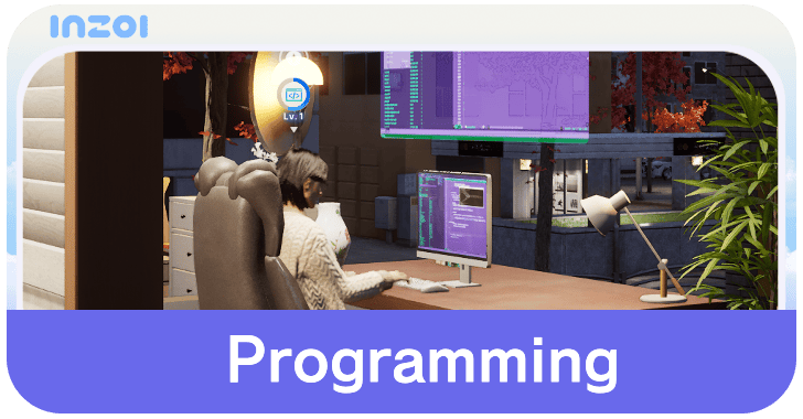 inZOI How to Increase Programming Skill