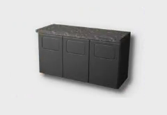 Counter with Built-in Trash Can