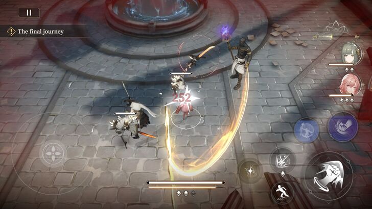 Defeat Enemies at the Water Fountain