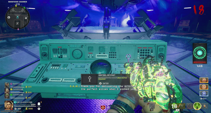 Return to the Mainframe Chamber