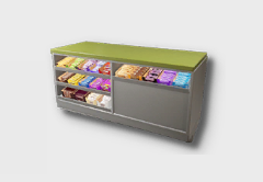 Minimalist Convenience Store Cashier Counter