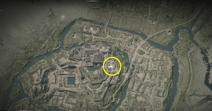 Himeji Castle Kura Key map location