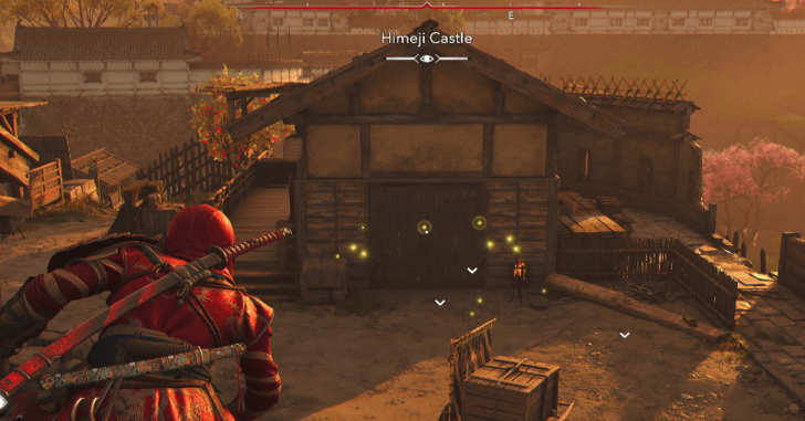 Himeji Castle Storage Shed overworld location