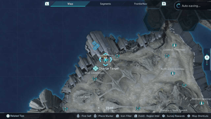 Banshee Cave Map Location