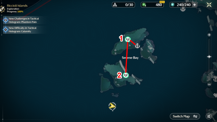 Gusts of Welkin Route 3 with Icons - Riccioli Islands