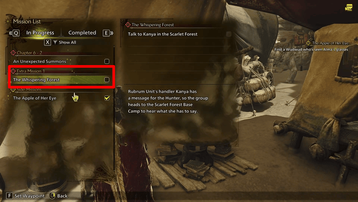 Monster Hunter Wilds How to Unlock The Whispering Forest