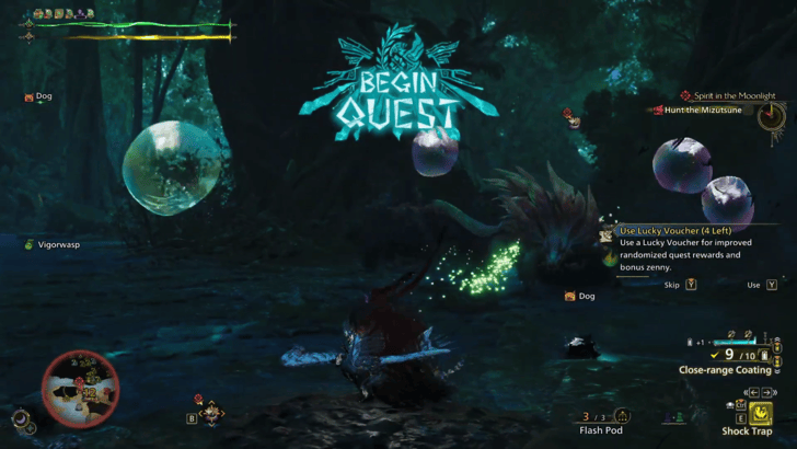 Monster Hunter Wilds Hunt the Mizutsune