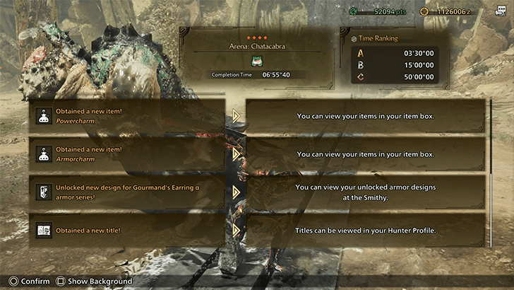 Gourmand Earring Chatacabra Arena Unlock