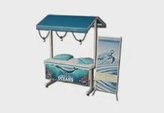 Ocean Conservation Campaign Stand