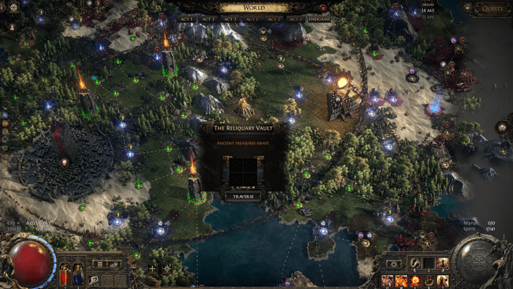 Insert into Reliquary Vault