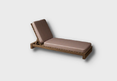 Cushioned Sunbed