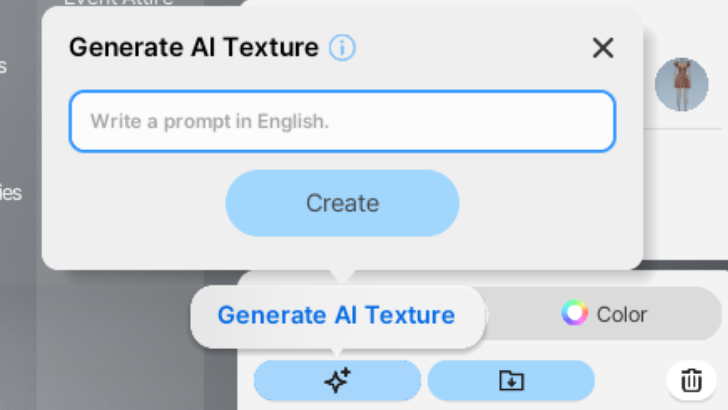 Generate AI Texture Prompt