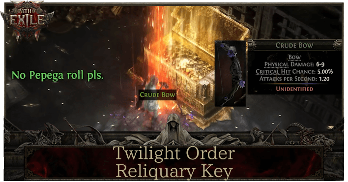 Path of Exile 2 - Twilight Order Reliquary Key Submission Board