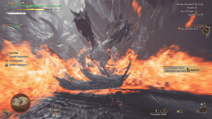 Run Away from Range of AoE Attack