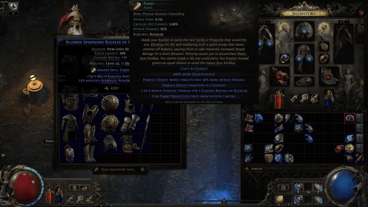 Path of Exile 2 - How to Parry Equip Buckler