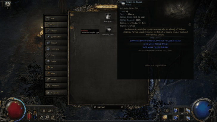 Path of Exile 2 - How to Parry Fangs of Frost