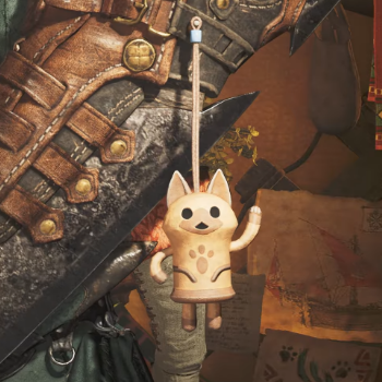 Monster Hunter Wilds Dancing White Cat