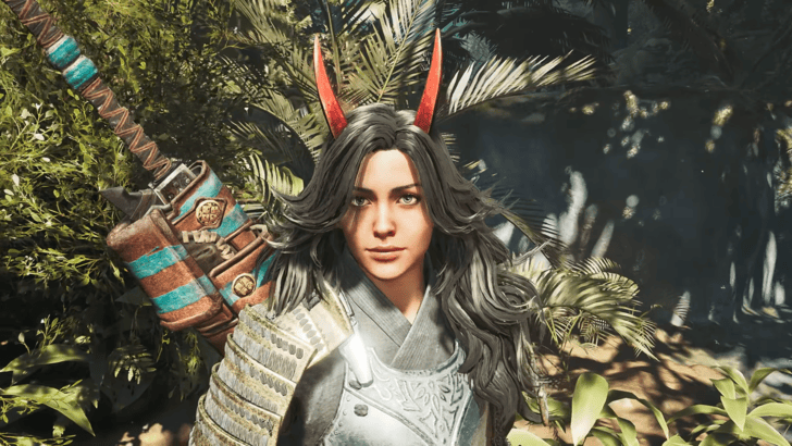 Monster Hunter Wilds Oni Horns Wig