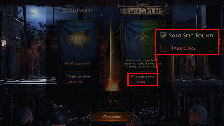 Path of Exile 2 - Select Solo Self-Found During Character Creation