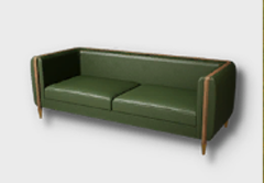 Wooden Accent Sofa