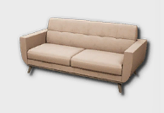 Elegant Curved Sofa