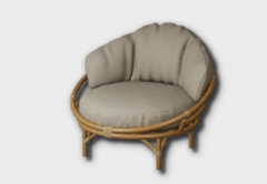 Rattan Papasan Chair