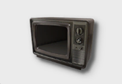 Plastic Frame Analog TV