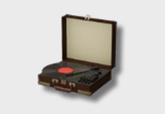 Antique Portable Turntable