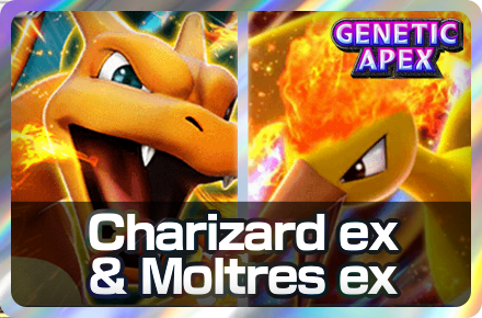 Charizard ex and Moltres ex Deck Icon