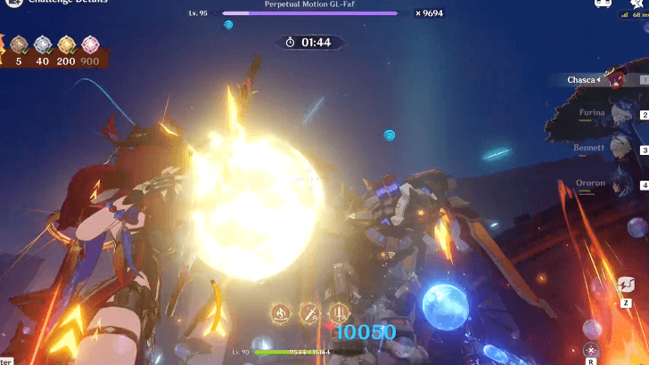 Genshin - Bow Character on Wings