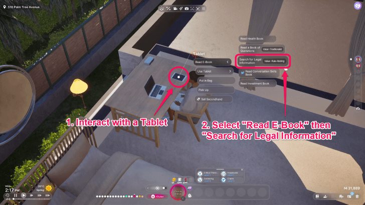 InZOI Search for Legal Information