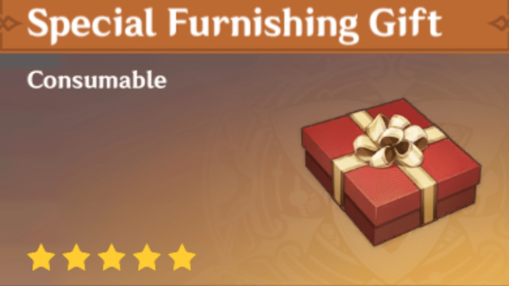 Special Furnishing Gift