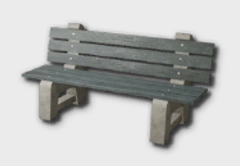 Concrete and Wood Bench