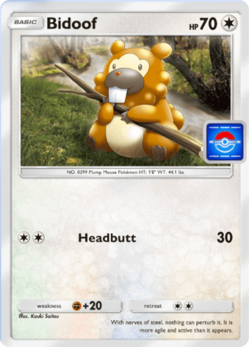 Pokemon TCG Pocket - P-A 057 Bidoof