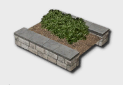 Boxwood Flowerbed