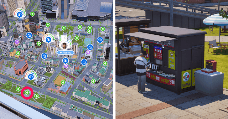 InZOI Lottery Stand Harang River Park Central