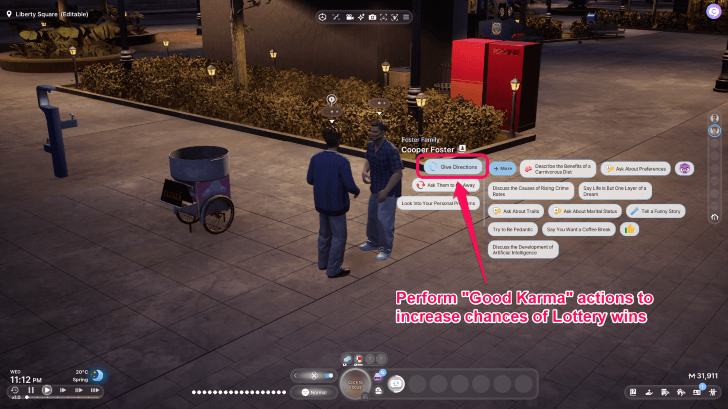 InZOI Good Karma Lottery