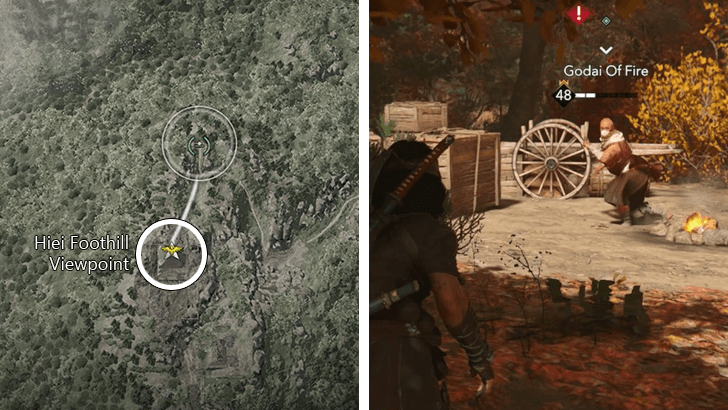 Godai of Fire World and Map View