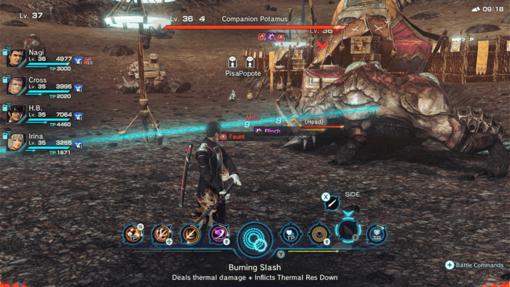 Xenoblade Chronicles X Nagi Combat